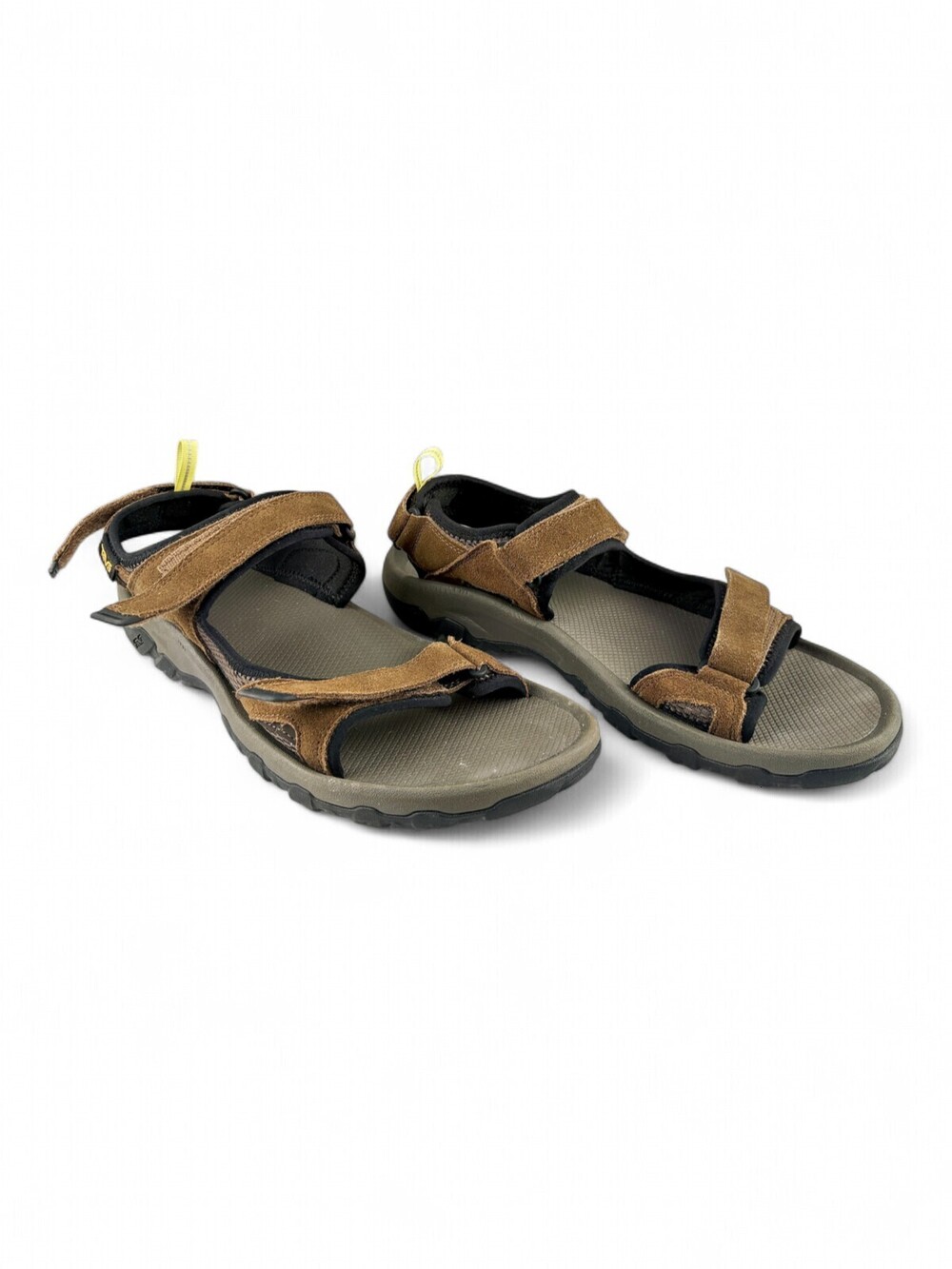 Teva Men's Brown Suede Adjustable Sandals Sz 11